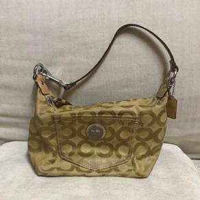 Coach Monogram Wristlet