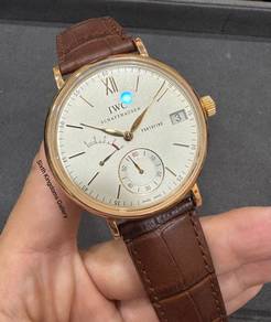 IWC Portofino Hand-Wound 8-Days 18K Rose Gold 45mm