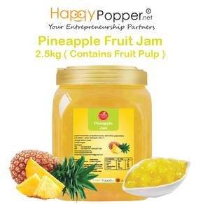 Pineapple Fruit Jam 2.5kg Contains Fruit Pulp
