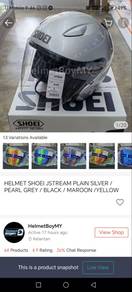 Helmet new one , tak pakai langsung