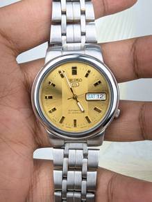 Seiko 5 Gold Dial Automatic