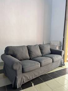 Ikea EKTORP 3 seater SOFA in HAKEBO dark GREY