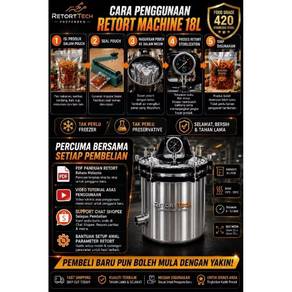 Mesin Retort Sterilizer 18L Retort Tech