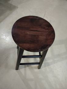 wooden bar chair