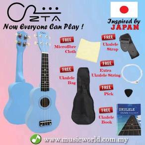ZTA 21 Inch Soprano Ukulele Beginner Pack Blue
