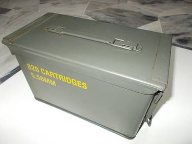 Vintage Ammo Metal Box