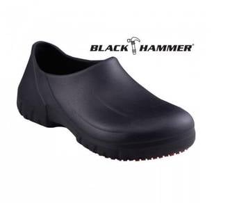 Safety Clogs Black Hammer Slip BHC-S077 Black
