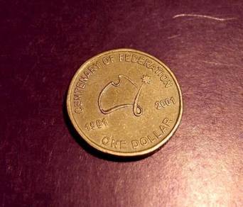 Aust Centenary of Federation One Dollar 1901-2001
