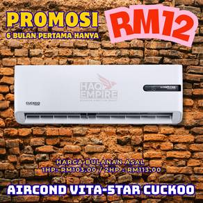 Aircond Cuckoo Fujiaire 1.5HP Ansuran Mudah