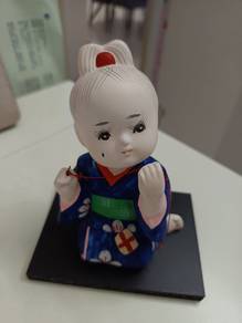 Japanese ceramic display doll