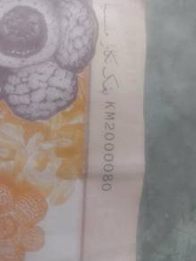 Duit RM10 nombor siri cantik
