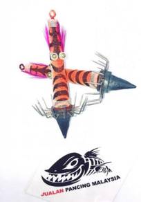 Original handmade twist pemberat candat squid jig