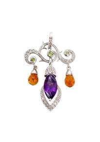 750 White Gold Pendant EC00113WGP