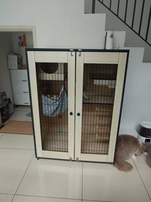 Rumah Kucing Iron Door Cat Villa untuk dijual