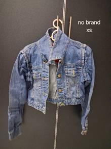 long sleeve denim jacket (used)