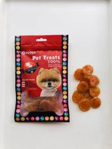 Agogo Chicken Chips 90gram Dog Treat Snack Anjing
