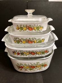 Vintage Corningware Casserole Set (4 Pcs)