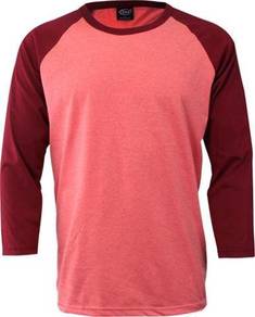 T-shirt Raglan Long Sleeve Code1028 LS Red/Maroon