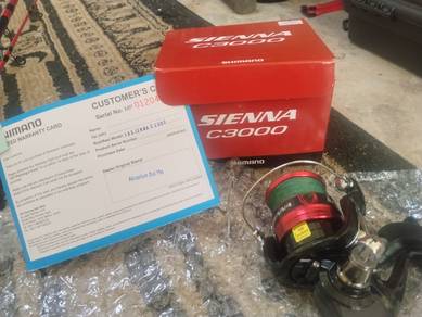 Shimano Sienna C3000+Rod Shimano Cruzar 