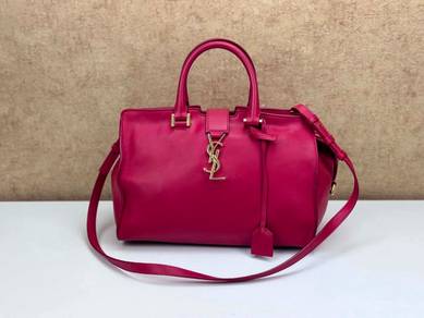 YSL 394461 Cabas Small Leather 2Way Handbag
