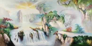 Majestic Horizons I – Signed S.H.W. Oil Landscapes
