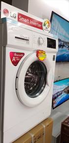 Harga BEST LG 8kg Front Load Washer WDMD8000 O2T