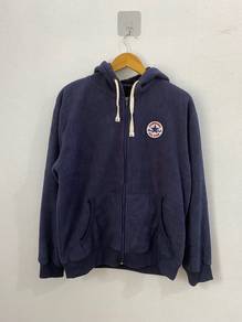 Converse All Star Navy Fleece-Lined Y2K Hoodie