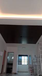 ALUMINIUM STRIP CEILING INSTALL l pasang siling