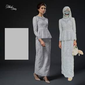leayn.co baju kurung silver