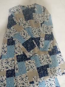 Preloved Baju Kurung Corak Patchwork Quilt (S/M)