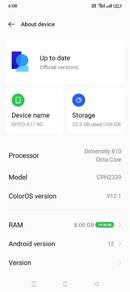 Oppo A77 5G 256GB(FULL BOX)