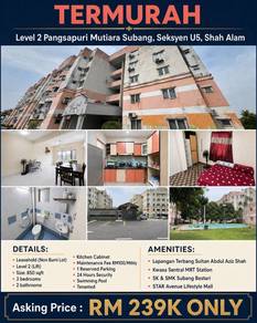 Condominium For Sale in Pangsapuri Mutiara Subang