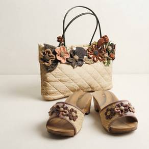 Patchwork Beg Tangan & Terompah Material Pack