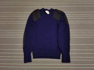 NAVY JERSEY PULLOVER military M