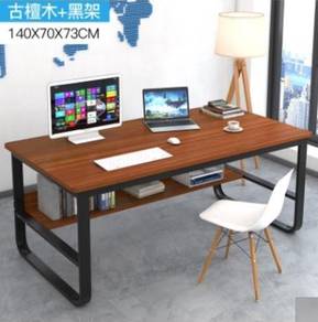 Dark Brown table meja desk study computer 1