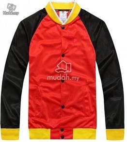 0306 Men Adidas Baseball Sweater Varsity Jacket
