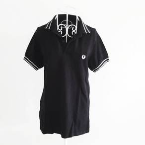 Fred Perry Ringer Black Women"s Tee