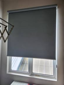 Install Office Curtain Roller Blind l Langsir Roll