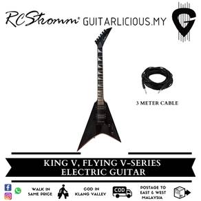 V-Series Electric Guitar w/ Double Humbucker-Black