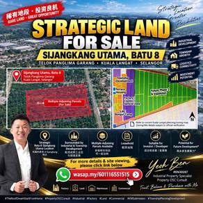 Agricultural Land in Telok Panglima Garang, SGR