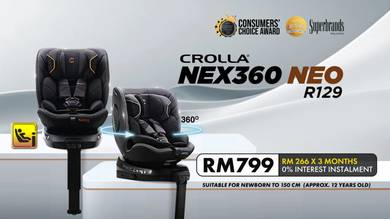 Crolla® Nex360 Neo R129 Baby Car Seat