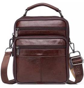Z.Nick Genuine Cowhide Leather Men's Sling Bag