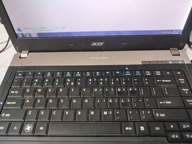 Acer TravelMate Laptop I5-3210M keyboard not funct