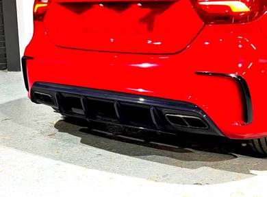 Mercedes W176 CLA GLA W177 W118 Rear Diffuser Set