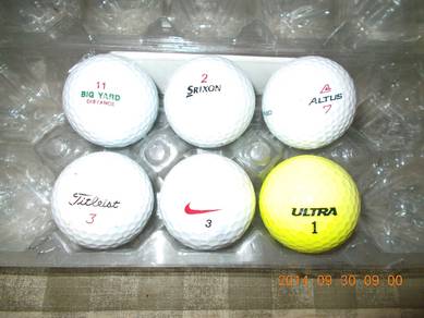 Used golf balls - RM1 (sg. petani)