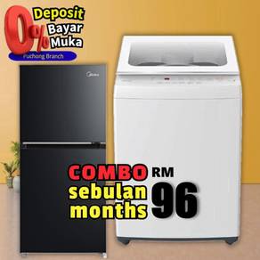 Combo Set Aircond Peti Sejuk Mesin Basuh TV Fridge