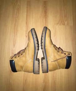 Tan Timberland Style Work Boots