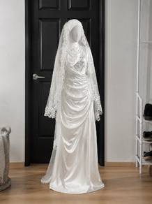 long dress kahwin