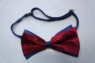 Red Blue Adjustable Men Solid Bowtie Bow Tie