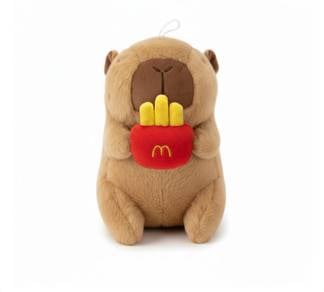 23cm Kawaii McDonald's French Fries Capybara Plush